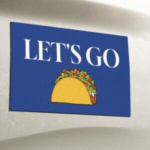 Lets Go Taco-Themed Car Magnet, Stickers