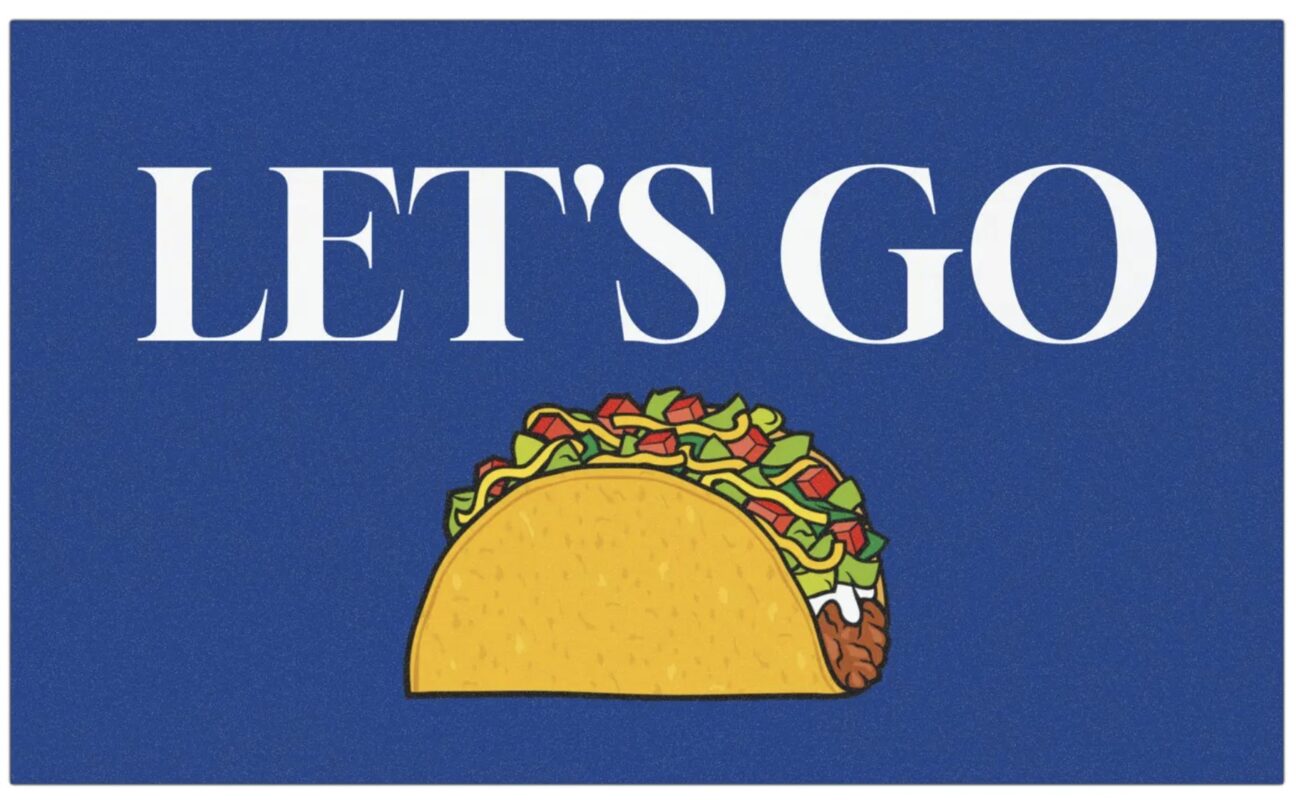 Lets Go Taco-Themed Car Magnet, Stickers