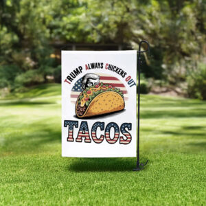 Taco Trump Flag - Funny Political Decor