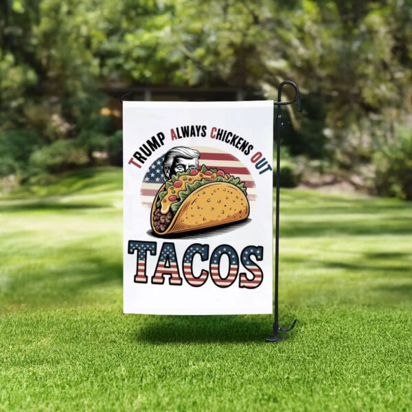 Taco Trump Flag - Funny Political Decor
