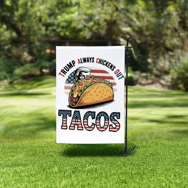 Taco Trump Flag - Funny Political Decor