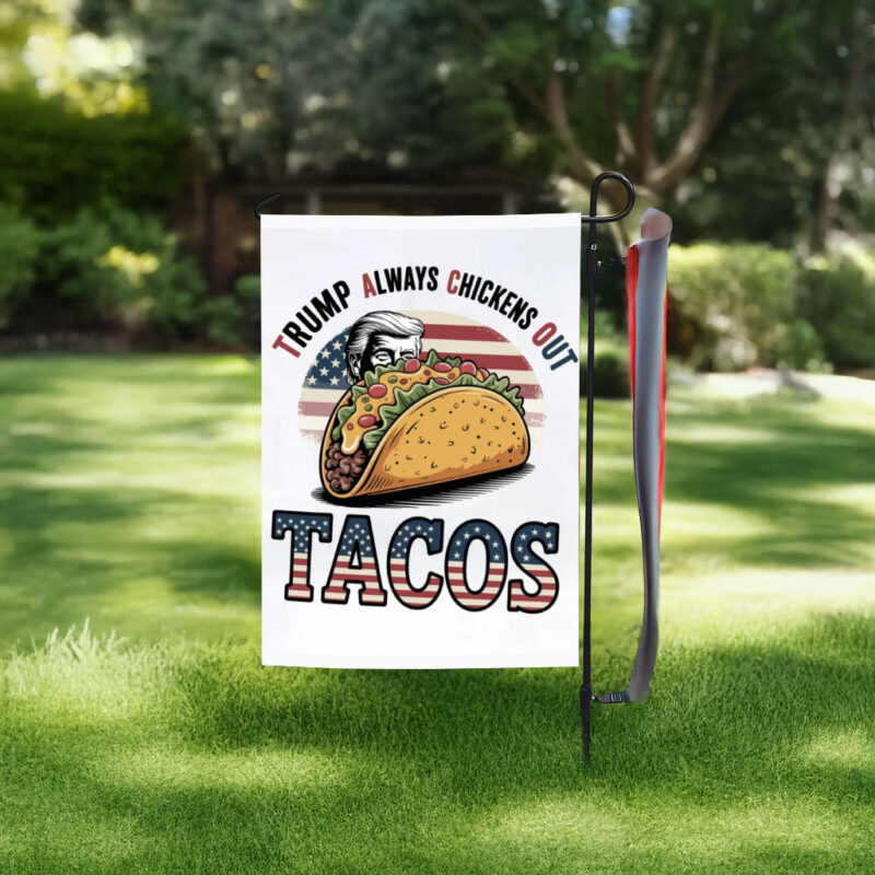 Taco Trump Flag - Funny Political Decor