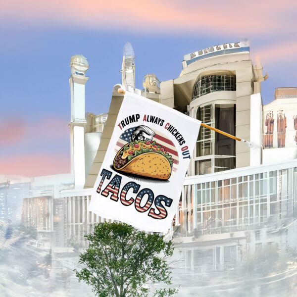 Taco Trump Flag - Funny Political Decor