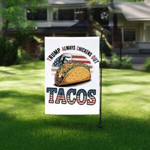 Taco Trump Flag - Funny Political Decor
