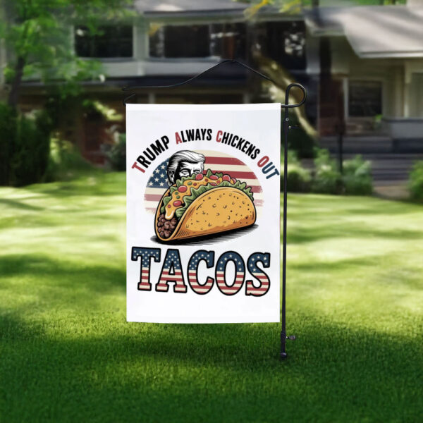 Taco Trump Flag - Funny Political Decor