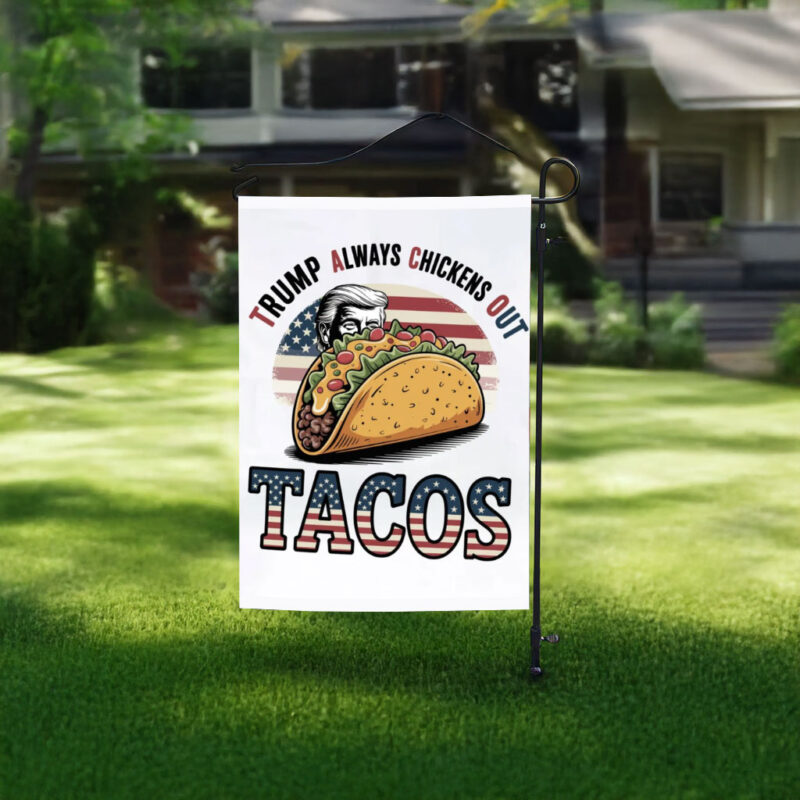Taco Trump Flag - Funny Political Decor