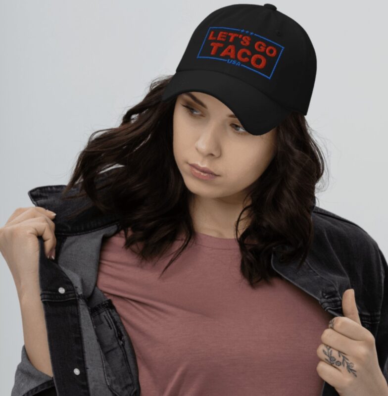 Trump Always Chickens Out – Let’s go TACO Hat