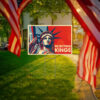 A Patriotic Stand for Democracy-Rejecting Kings Since 1776 Yard Sign