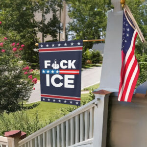 Abolish ICE, Anti-Trump Protest Yard Banner, Fuck ICE Garden Flag