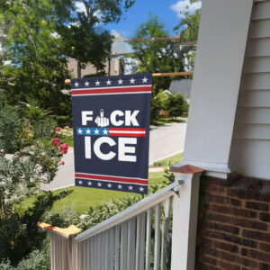 Abolish ICE, Anti-Trump Protest Yard Banner, Fuck ICE Garden Flag