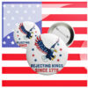 America Has No Kings, Rejecting Kings Since 1776 Pin Button