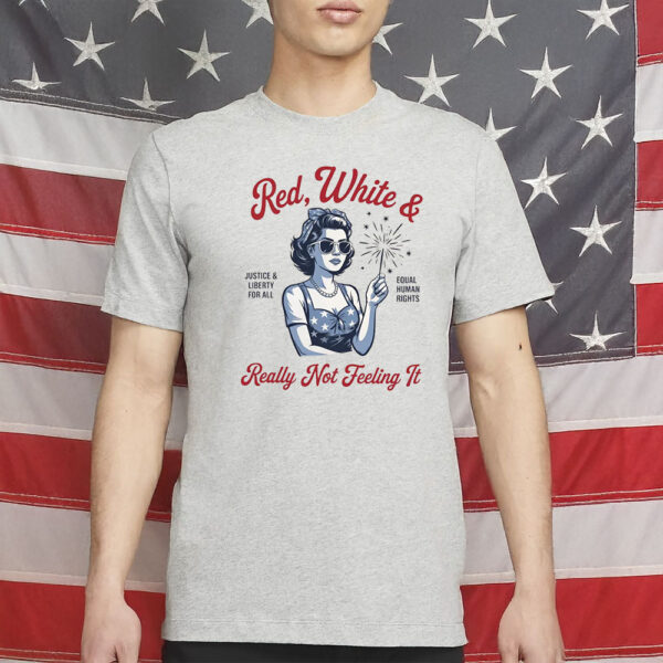 Anti 4th of July Political Graphic Tee – Retro Feminist USA Shirt