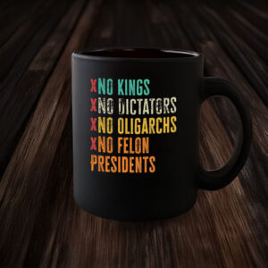 Anti-Authoritarian Coffee Cup, No Kings No Dictators Mug