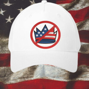 Anti-Authoritarian Patriotic Protest Cap, No Kings in America Flag Crown Hat