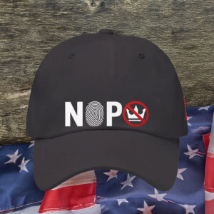 Anti-Authoritarian Protest Cap, Identity Over Monarchy, NOPE Fingerprint Crown Hat