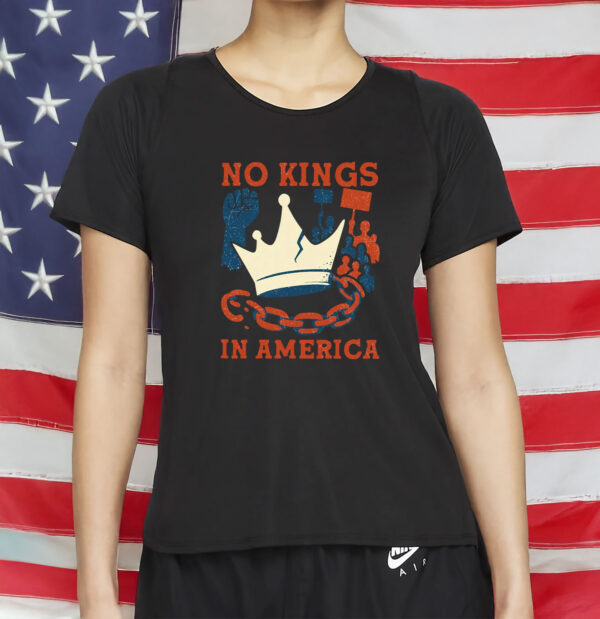 Anti-Authoritarian Protest Tee, Anti-MAGA Political Graphic, No Kings in America Shirt