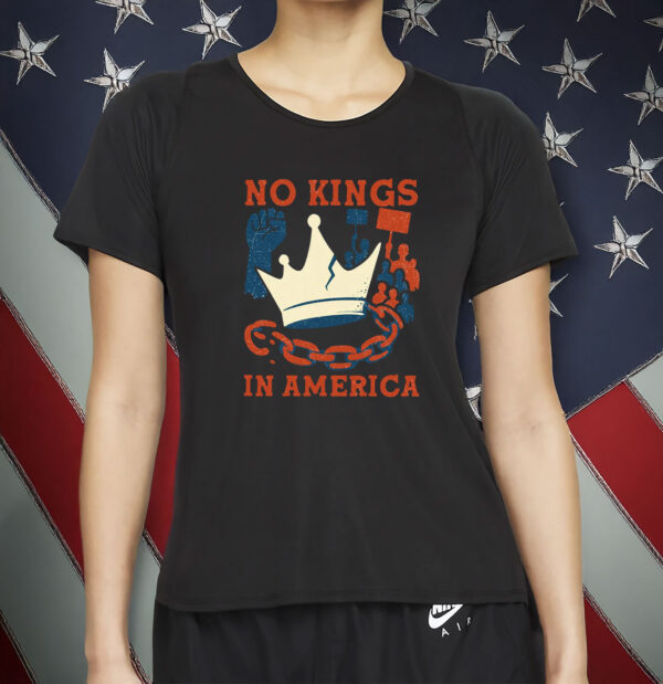 Anti-Authoritarian Protest Tee, Anti-MAGA Political Graphic, No Kings in America Shirt