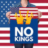 Anti-Authoritarian Wall Art Sign, No Kings Printable Protest Poster