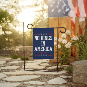 Anti Fascism Fascist MAGA Republican, No Kings In America Anti Trump Yard Garden Flag