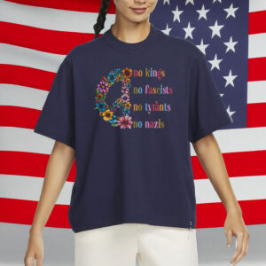 Anti-Fascist Political Tee, No Kings in America Shirt