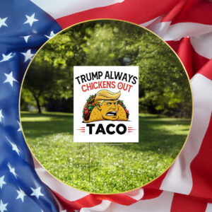 Anti Fascist Sign Funny Trump Taco Yard Sign