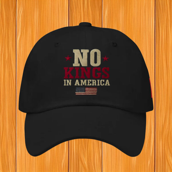 Anti-Monarchy, Anti-MAGA Protest Cap, No Kings in America Embroidered Ha