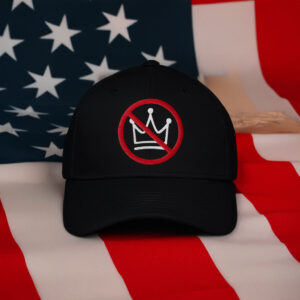 Anti Monarchy Crown Protest Cap, No Kings Embroidered Hat