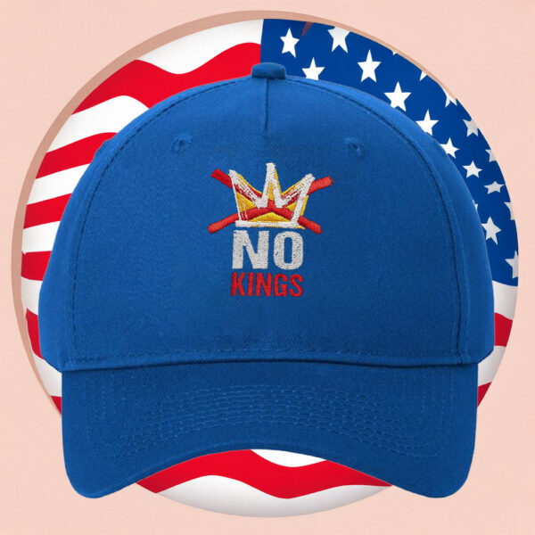 Anti-Monarchy Crown Protest Cap, No Kings Embroidered Hat