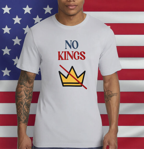Anti-Monarchy Oversized Unisex Tee, NO KINGS Shirt