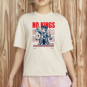 Anti-Monarchy Protest Tee, Anti-Elitist Streetwear Graphic, No Kings in America Shirt