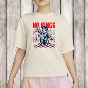 Anti-Monarchy Protest Tee, Anti-Elitist Streetwear Graphic, No Kings in America Shirt
