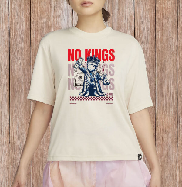 Anti-Monarchy Protest Tee, Anti-Elitist Streetwear Graphic, No Kings in America Shirt