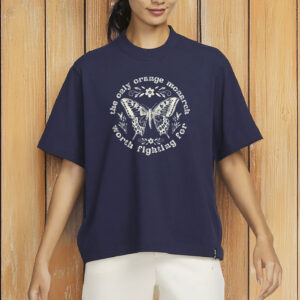 Anti-Trump No Kings Tee, The Only Orange Monarch Worth Fighting For Shirt