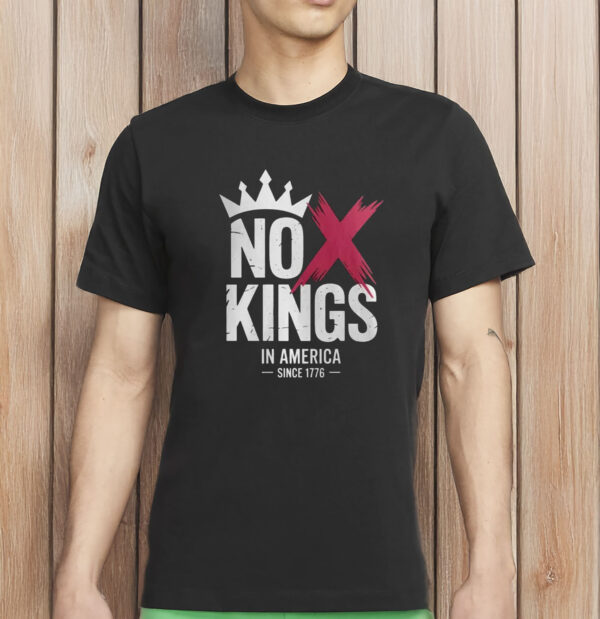 Anti-Trump Patriotic Tee, Political Protest Shirt, No Kings in America T-Shirt