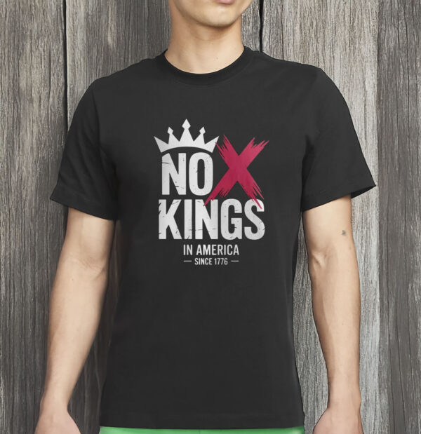 Anti-Trump Patriotic Tee, Political Protest Shirt, No Kings in America T-Shirt