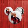 Anti-Trump Political Button for Activists & Protest, No Kings in America Pin