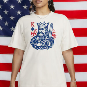 Anti-Trump Protest Shirt, Retro Playing Card Design, Democracy Has No Kings T-Shirt