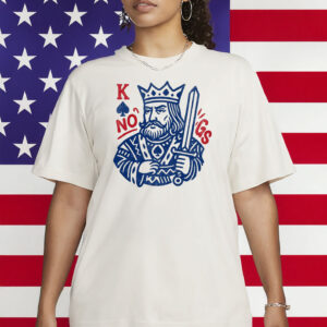 Anti-Trump Protest Shirt, Retro Playing Card Design, Democracy Has No Kings T-Shirt