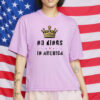 Anti-Trump T-shirt, Protest Gift for Anti-MAGA, No Kings in America Shirt