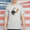 Bald Eagle Kicking Crown Tee - Anti Monarchy Pro Democracy T-Shirt