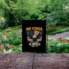 Bald Eagle Patriotic Yard Banner, No Kings In America Garden Flag