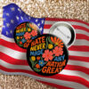 Boho Floral Anti-Trump Pin