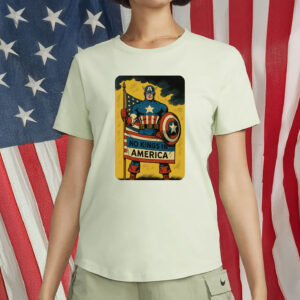 Captain Democracy Protest Graphic, No Kings in America T-Shirt