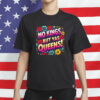 Colorful Protest Tee, Feminist Pride Apparel, No Kings But Yas Queens Shirt