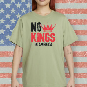 Comfort Colors No Kings In America Shirt – Anti-Trump Protest Tee, Anti-Fascist Political Shirt