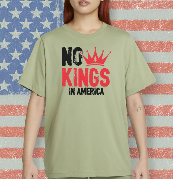 Comfort Colors No Kings In America Shirt – Anti-Trump Protest Tee, Anti-Fascist Political Shirt