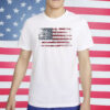 Distressed Flag 5th Amendment Tee Shirt