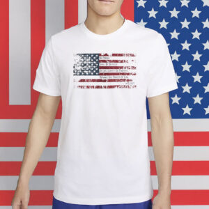 Distressed Flag 5th Amendment Tee Shirt