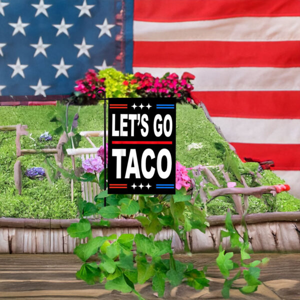 Flag, Let's Go TACO - Double Sided Anti-Trump Political Flag