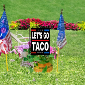 Flag, Let's Go TACO - Double Sided Anti-Trump Political Flag